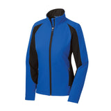 Sport - Tek LST970 Women's Water - Resistant Two - Tone Softshell Jacket - Gorvex.com