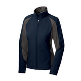 Sport - Tek LST970 Women's Water - Resistant Two - Tone Softshell Jacket - Gorvex.com