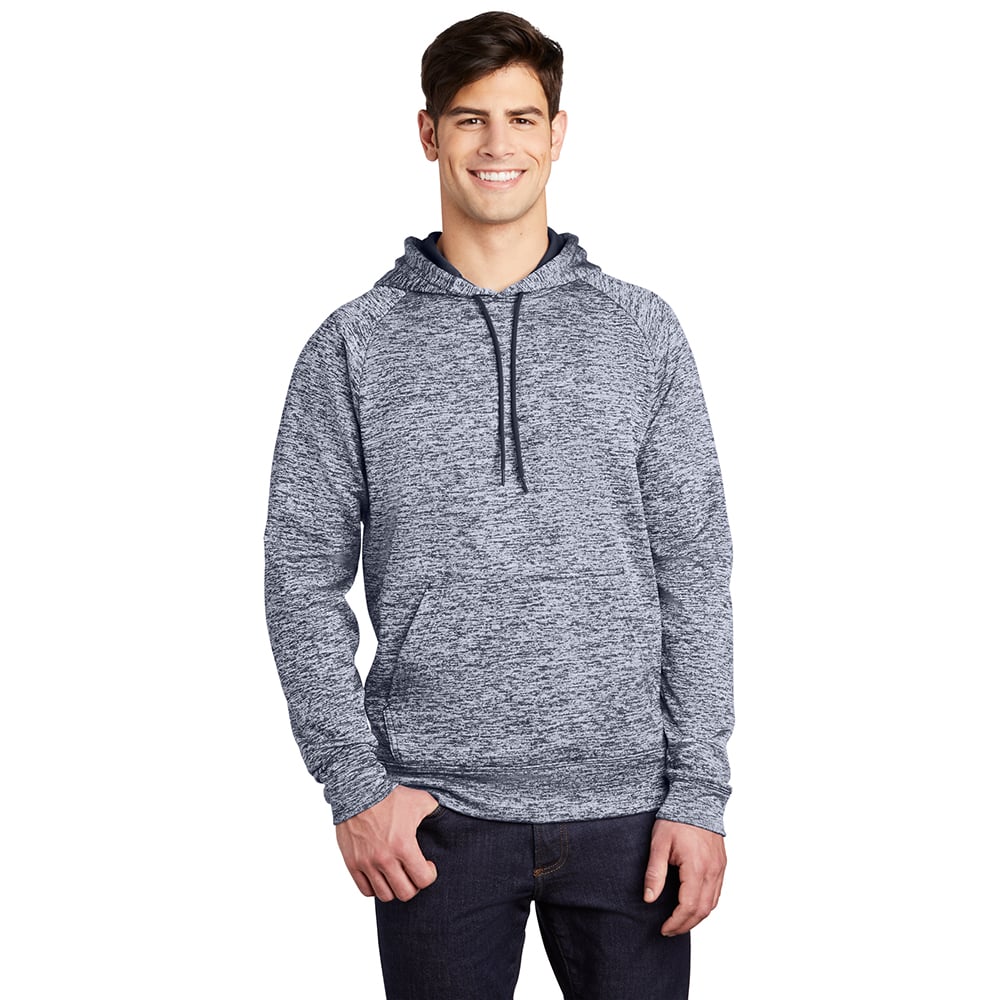 Sport - Tek ST225 PosiCharge Electric Heather Hooded Pullover - Gorvex.com