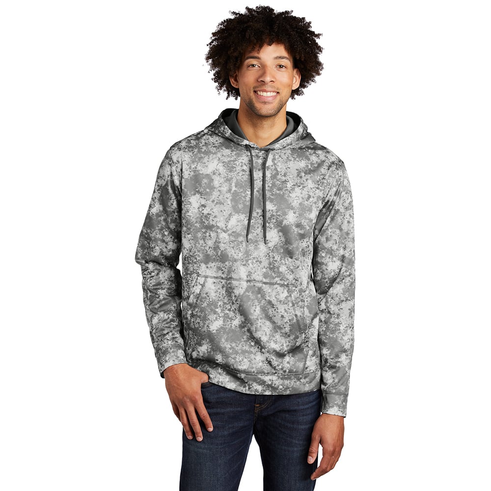 Sport - Tek ST230 Sport - Wick Mineral Freeze Hooded Pullover with Pocket - Gorvex.com