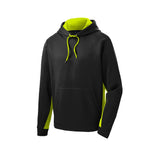 Sport - Tek ST235 Sport - Wick Contrast Fleece Hooded Pullover with Pocket - Gorvex.com