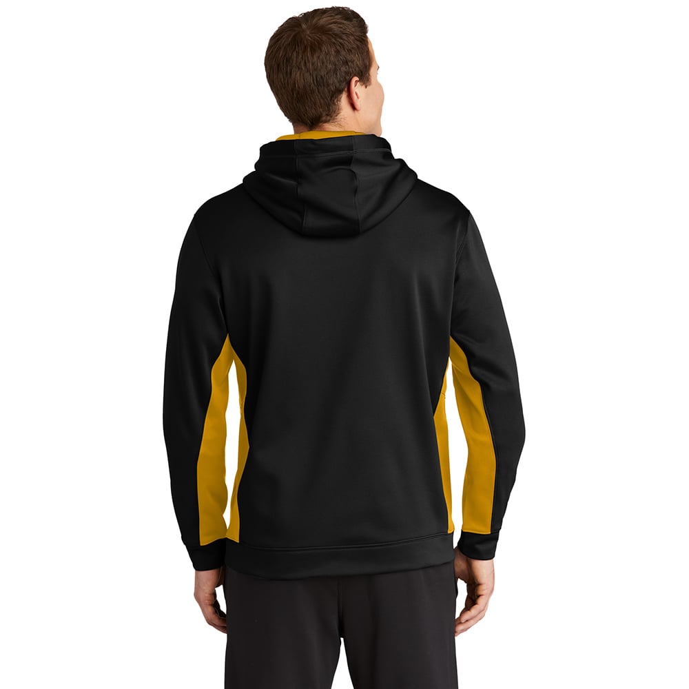 Sport - Tek ST235 Sport - Wick Contrast Fleece Hooded Pullover with Pocket - Gorvex.com