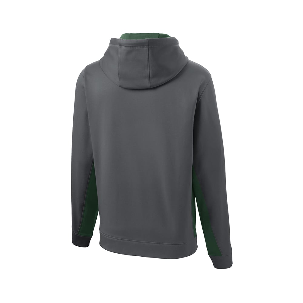 Sport - Tek ST235 Sport - Wick Contrast Fleece Hooded Pullover with Pocket - Gorvex.com