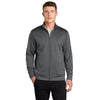 Sport - Tek ST241 Sport - Wick Full - Zip Fleece Jacket with Cadet Collar - Gorvex.com