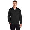 Sport - Tek ST241 Sport - Wick Full - Zip Fleece Jacket with Cadet Collar - Gorvex.com