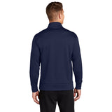 Sport - Tek ST241 Sport - Wick Full - Zip Fleece Jacket with Cadet Collar - Gorvex.com