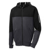 Sport - Tek ST245 Tech Fleece Contrast Hooded Jacket with Sleeve Pocket - Gorvex.com