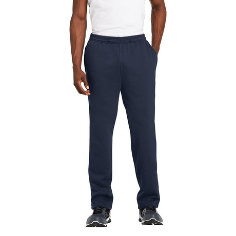 Sport - Tek ST257 Open Bottom Sweatpant with Front Slash Pockets - Gorvex.com