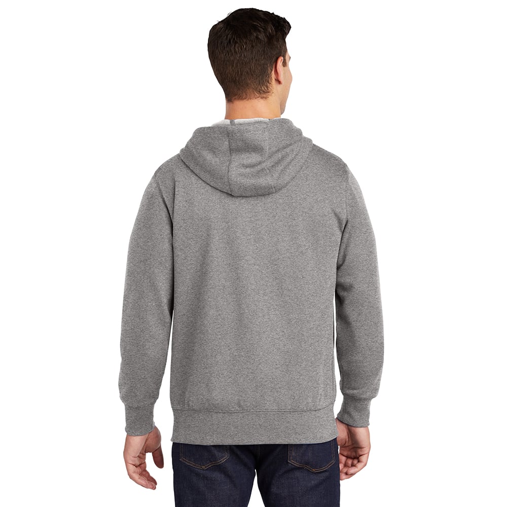 Sport - Tek ST258 Fleece Full Zip Hooded Sweatshirt - Gorvex.com