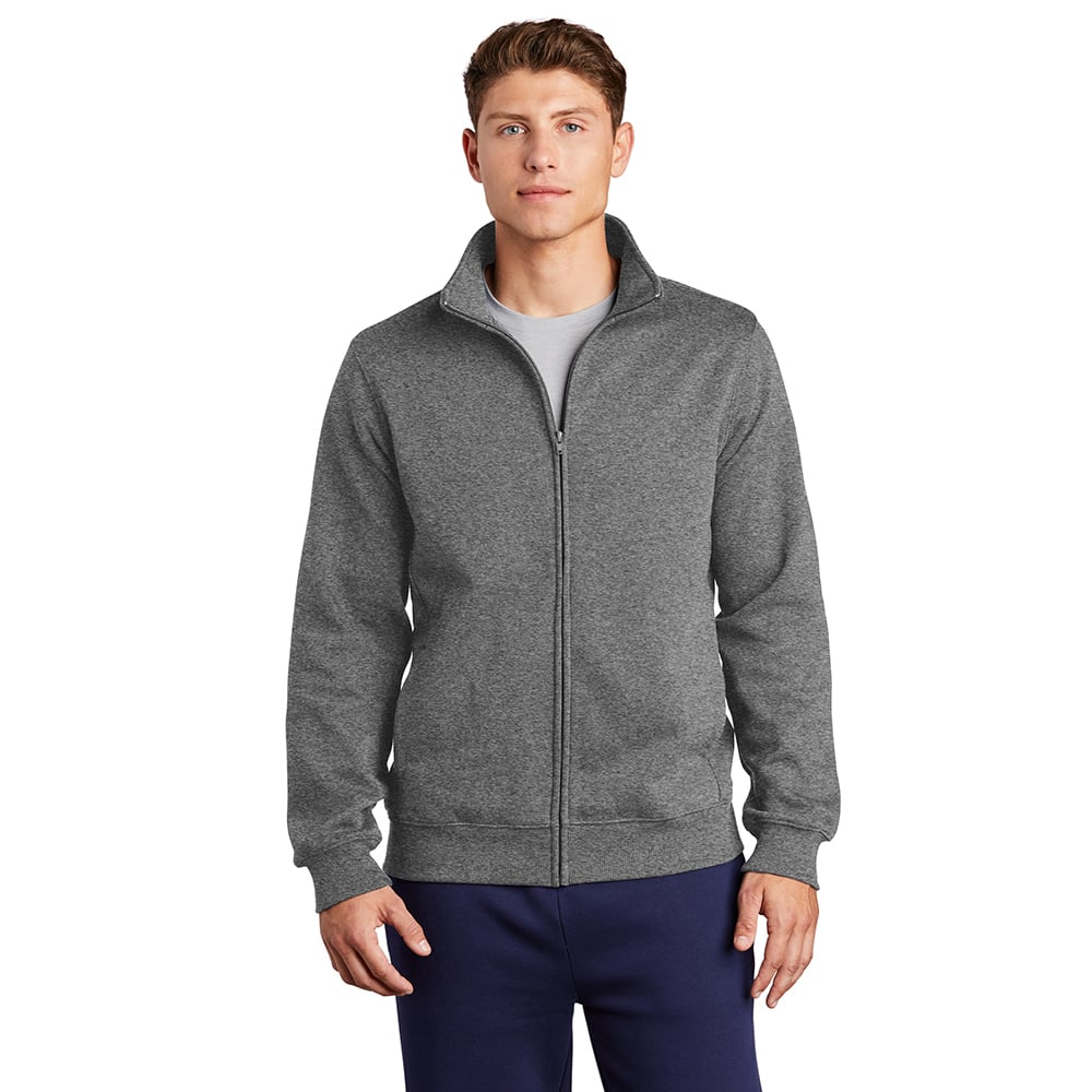 Sport - Tek ST259 Full - Zip Fleece Sweatshirt with Pockets - Gorvex.com