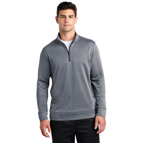 Sport - Tek ST263 PosiCharge Sport - Wick Heather 1/4 Zip Fleece Pullover - Gorvex.com