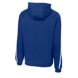 Sport - Tek ST265 Raglan Hooded Pullover Sweatshirt with Sleeve Stripe - Gorvex.com