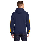 Sport - Tek ST265 Raglan Hooded Pullover Sweatshirt with Sleeve Stripe - Gorvex.com