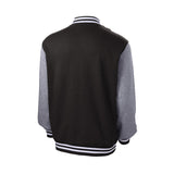 Sport - Tek ST270 Fleece Letterman Jacket with Front Slash Pockets - Gorvex.com