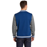 Sport - Tek ST270 Fleece Letterman Jacket with Front Slash Pockets - Gorvex.com