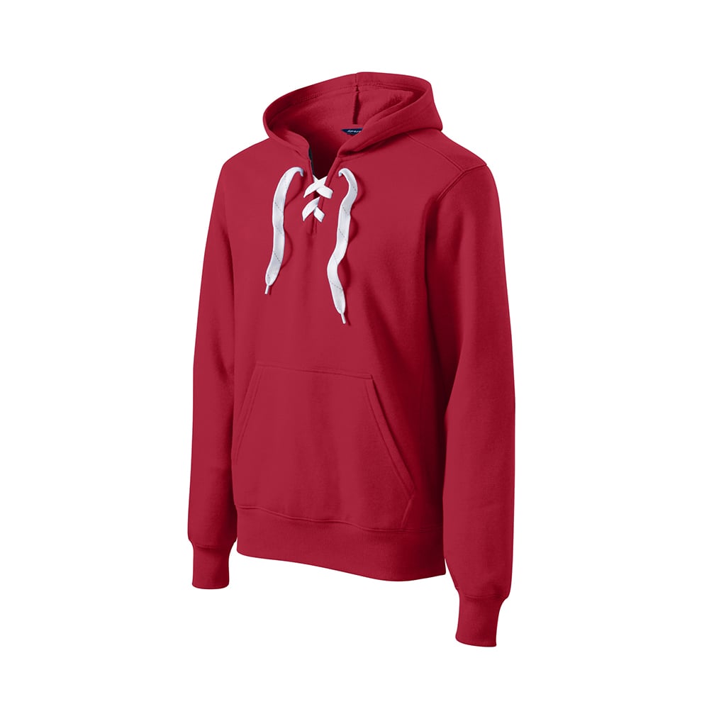 Sport - Tek ST271 Lace Up Hooded Pullover Sweatshirt - Gorvex.com