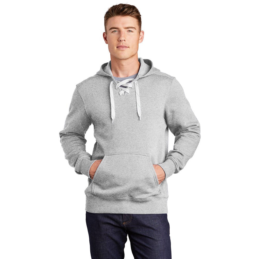 Sport - Tek ST271 Lace Up Hooded Pullover Sweatshirt - Gorvex.com