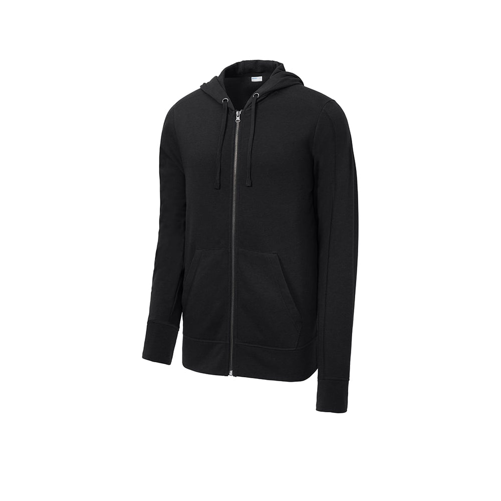 Sport - Tek ST293 PosiCharge Tri - Blend Fleece Full Zip Jacket with Hood - Gorvex.com