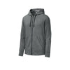 Sport - Tek ST293 PosiCharge Tri - Blend Fleece Full Zip Jacket with Hood - Gorvex.com