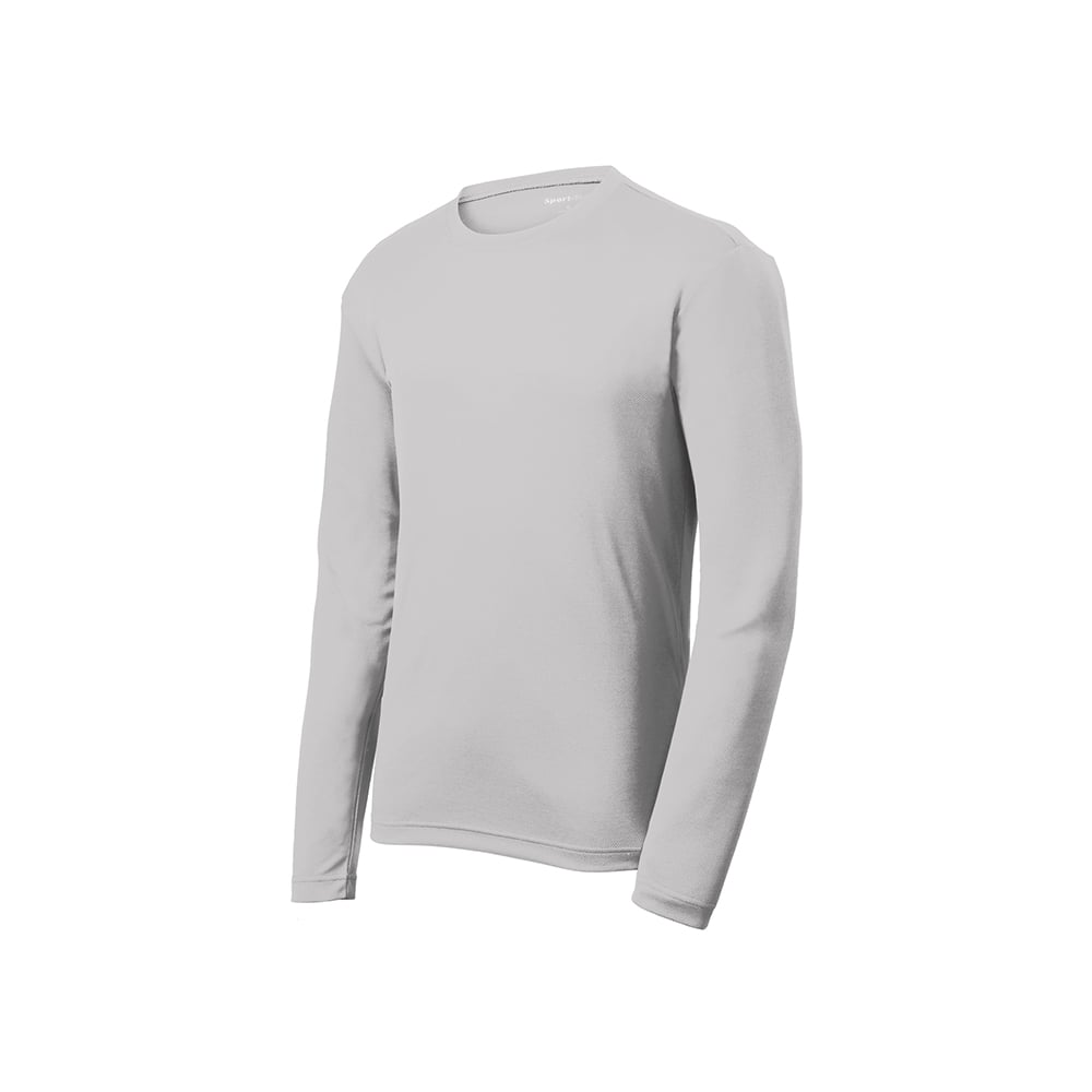 Sport - Tek ST340LS PosiCharge Men's RacerMesh Long Sleeve T-Shirt - Gorvex.com