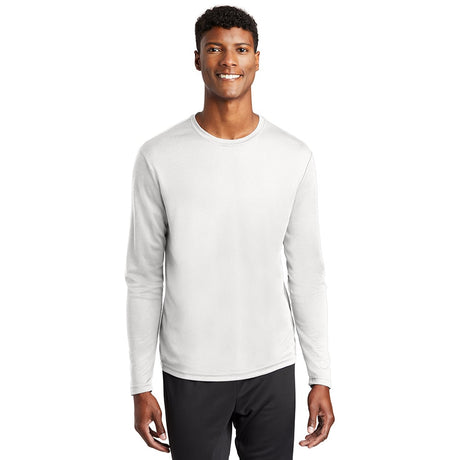 Sport - Tek ST340LS PosiCharge Men's RacerMesh Long Sleeve T-Shirt - Gorvex.com