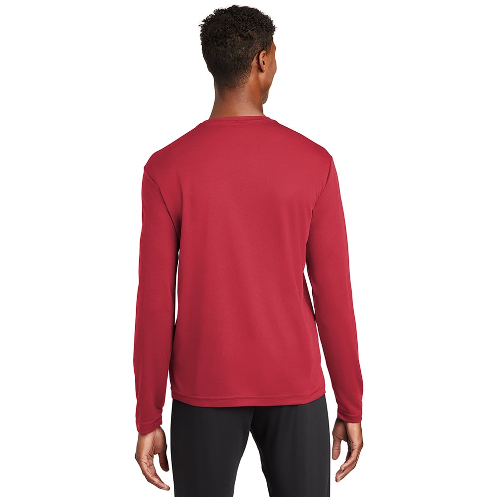 Sport - Tek ST340LS PosiCharge Men's RacerMesh Long Sleeve T-Shirt - Gorvex.com