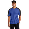 Sport - Tek ST354 PosiCharge Men's Contrast Sleeve Competitor T-Shirt - Gorvex.com