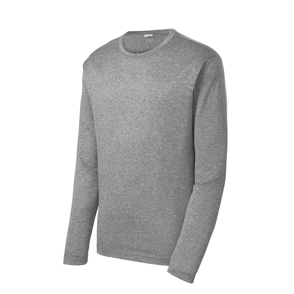 Sport - Tek ST360LS Heather Contender Long Sleeve Crew Neck Tee - Gorvex.com