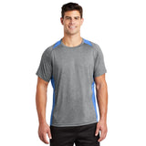 Sport - Tek ST361 Contender Two - Tone Heather Short Sleeve T-Shirt - Gorvex.com