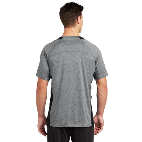 Sport - Tek ST361 Contender Two - Tone Heather Short Sleeve T-Shirt - Gorvex.com