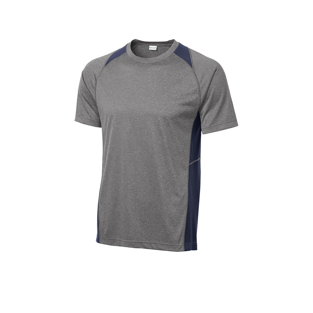 Sport - Tek ST361 Contender Two - Tone Heather Short Sleeve T-Shirt - Gorvex.com