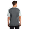 Sport - Tek ST371 CamoHex Two - Tone Crew Neck T-Shirt - Gorvex.com