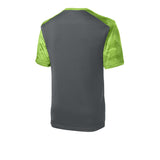 Sport - Tek ST371 CamoHex Two - Tone Crew Neck T-Shirt - Gorvex.com