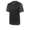 Sport - Tek ST371 CamoHex Two - Tone Crew Neck T-Shirt - Gorvex.com