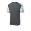 Sport - Tek ST371 CamoHex Two - Tone Crew Neck T-Shirt - Gorvex.com