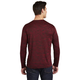 Sport - Tek ST390LS PosiCharge Long Sleeve Electric Heather T-Shirt - Gorvex.com