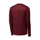 Sport - Tek ST390LS PosiCharge Long Sleeve Electric Heather T-Shirt - Gorvex.com