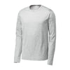 Sport - Tek ST390LS PosiCharge Long Sleeve Electric Heather T-Shirt - Gorvex.com