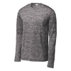 Sport - Tek ST390LS PosiCharge Long Sleeve Electric Heather T-Shirt - Gorvex.com