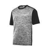 Sport - Tek ST395 PosiCharge Two - Tone Electric Heather Short Sleeve Tee - Gorvex.com