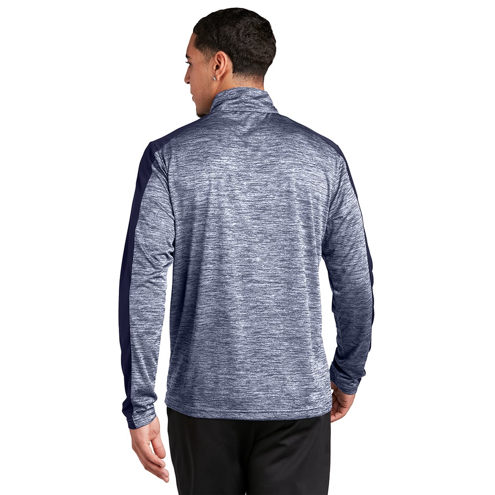 Sport - Tek ST397 PosiCharge Two - Tone Electric Heather 1/4 Zip Pullover - Gorvex.com