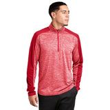 Sport - Tek ST397 PosiCharge Two - Tone Electric Heather 1/4 Zip Pullover - Gorvex.com