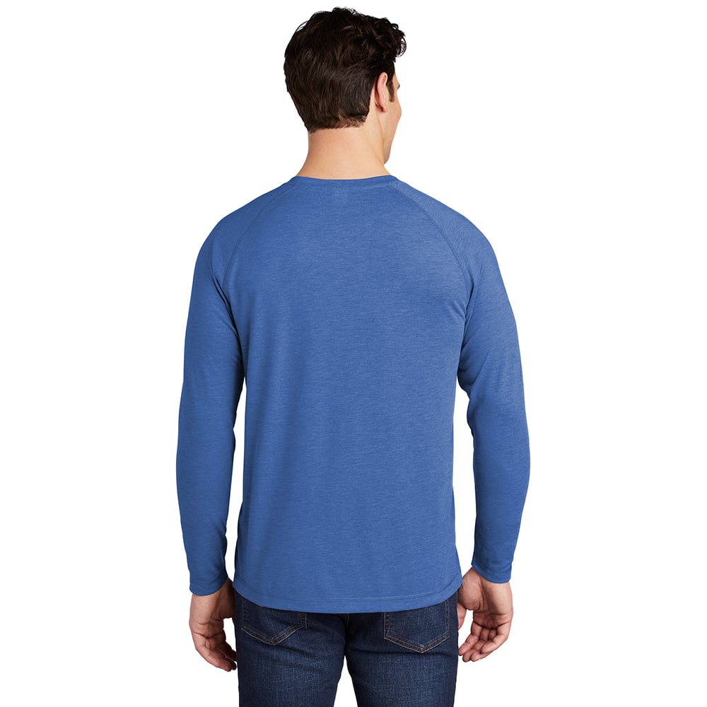 Sport - Tek ST400LS PosiCharge Tri - Blend Long Sleeve Raglan T-Shirt - Gorvex.com