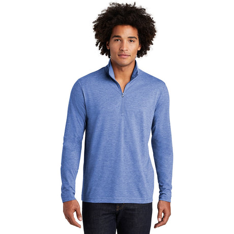 Sport - Tek ST407 PosiCharge Tri - Blend Lightweight Quarter - Zip Pullover - Gorvex.com