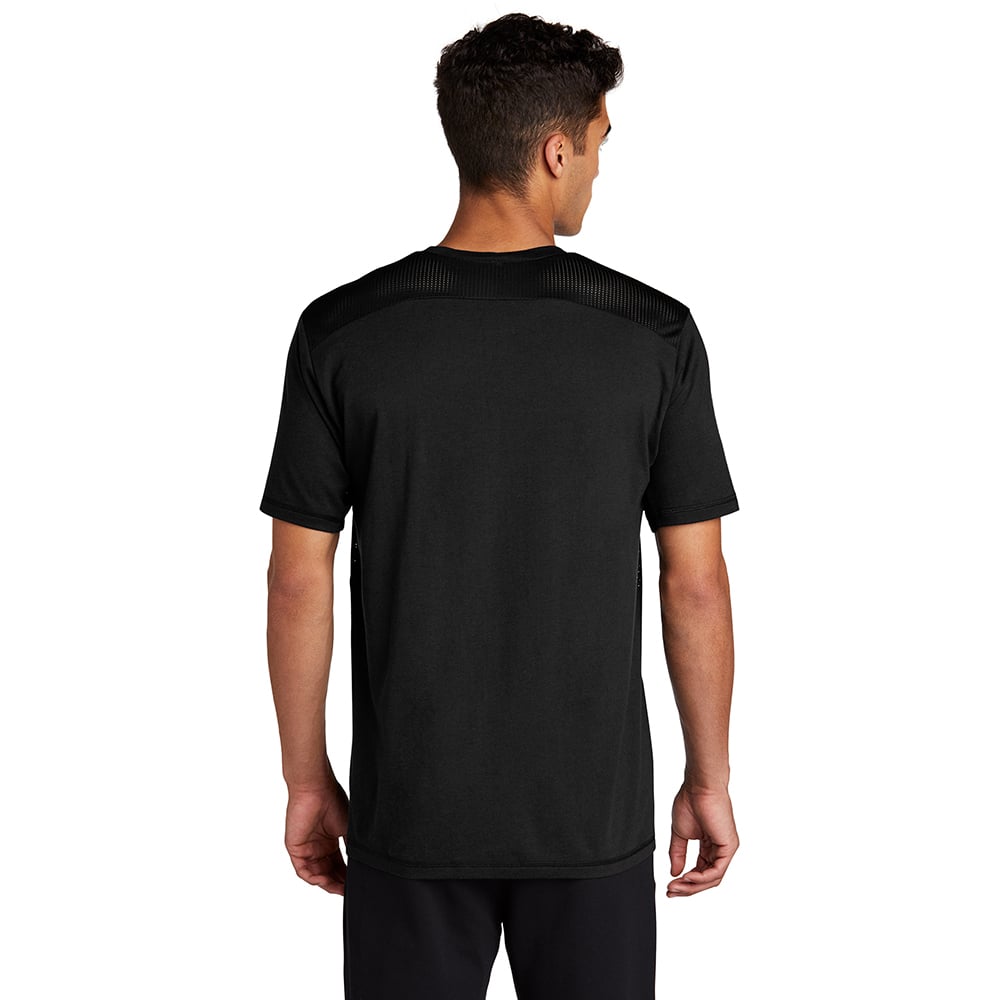 Sport - Tek ST410 PosiCharge Tri - Blend Two - Tone Short Sleeve T-Shirt - Gorvex.com