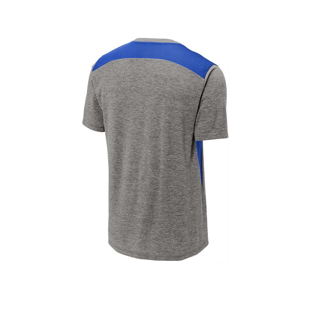 Sport - Tek ST410 PosiCharge Tri - Blend Two - Tone Short Sleeve T-Shirt - Gorvex.com