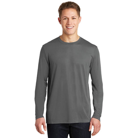 Sport - Tek ST450LS PosiCharge Competitor Cotton Touch Long Sleeve Tee - Gorvex.com