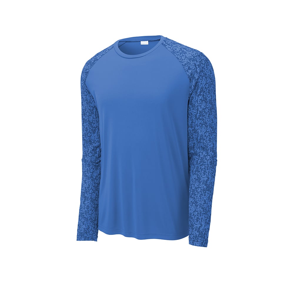 Sport - Tek ST460LS Long Sleeve Digi Camo Performance T-Shirt - Gorvex.com