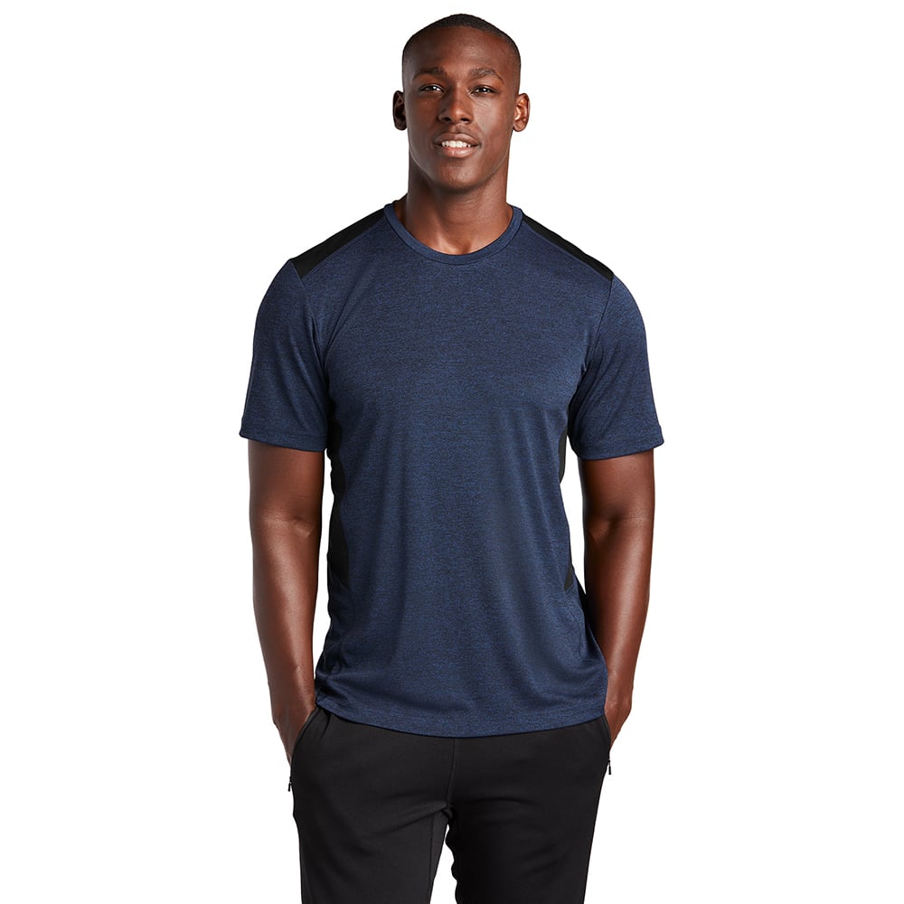 Sport - Tek ST465 Endeavor Short Sleeve T-Shirt with Mesh Panels - Gorvex.com