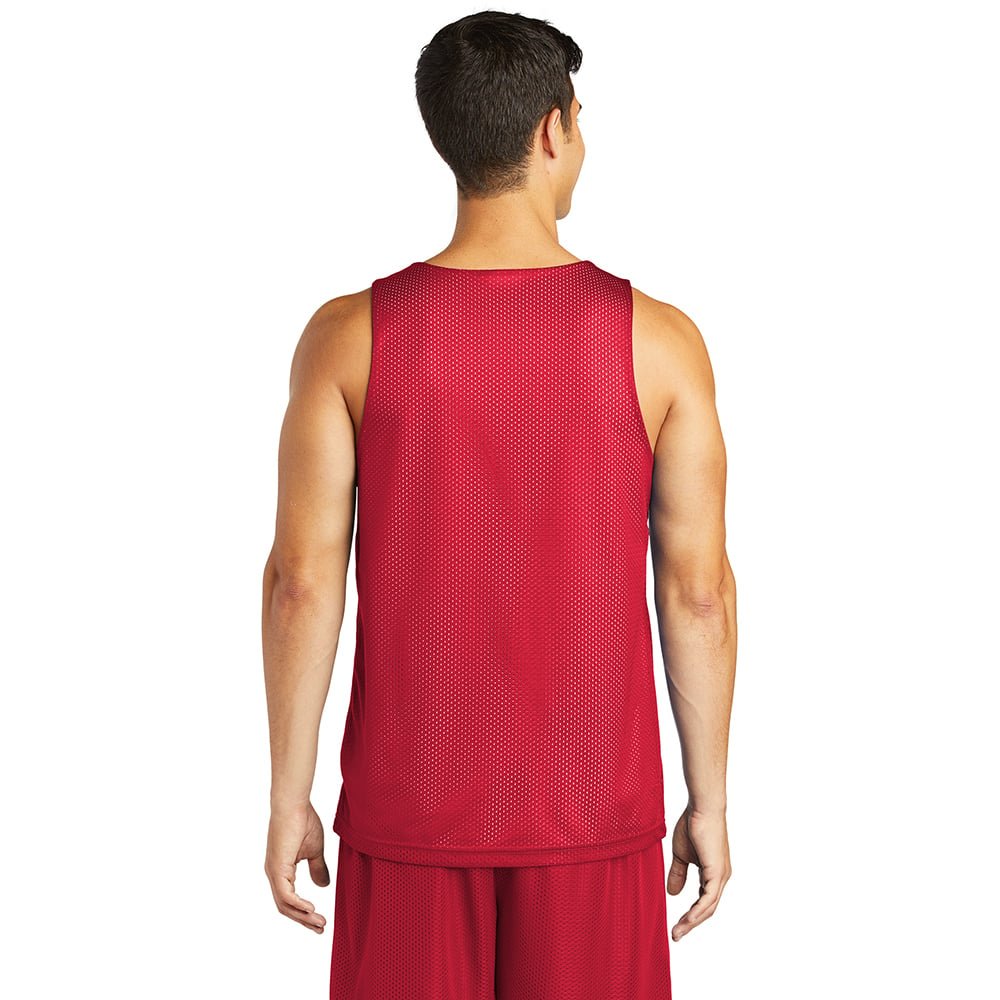 Sport - Tek ST500 PosiCharge Classic Tank Top with White Mesh Reverse - Gorvex.com